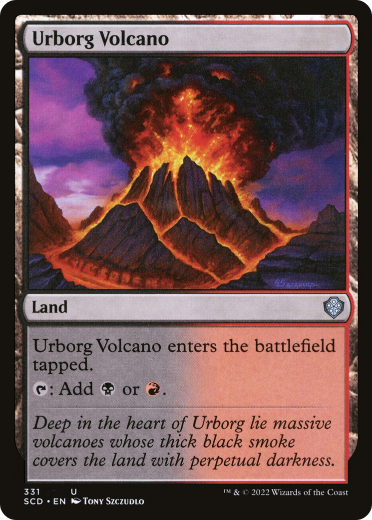 Urborg Volcano [Starter Commander Decks] | Exor Games Bridgewater