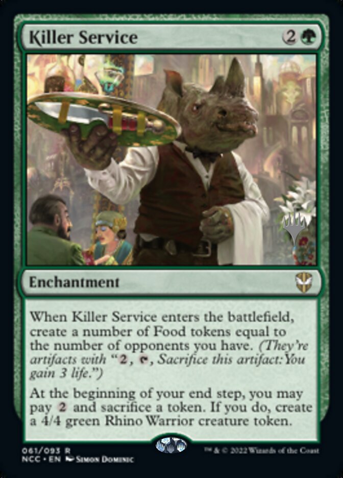 Killer Service (Promo Pack) [Streets of New Capenna Commander Promos] | Exor Games Bridgewater