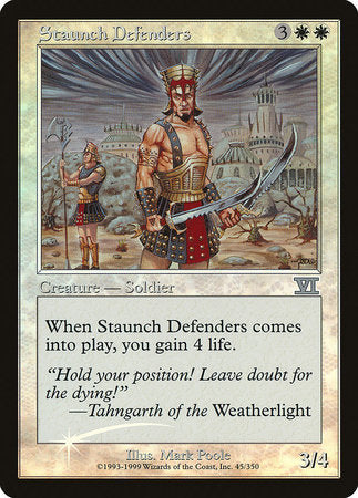 Staunch Defenders [Friday Night Magic 2000] | Exor Games Bridgewater