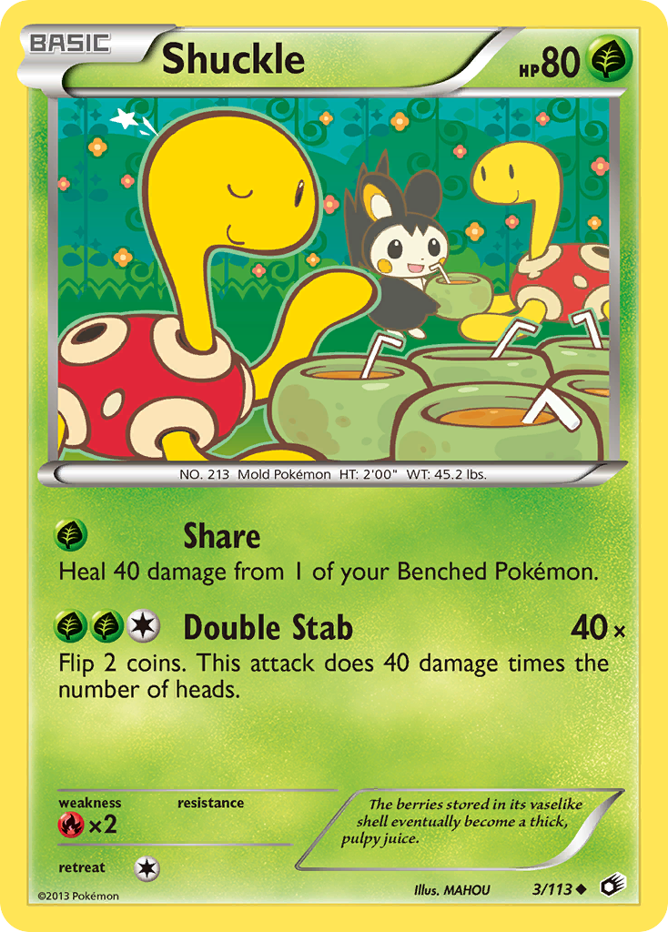 Shuckle (3/113) [Black & White: Legendary Treasures] | Exor Games Bridgewater