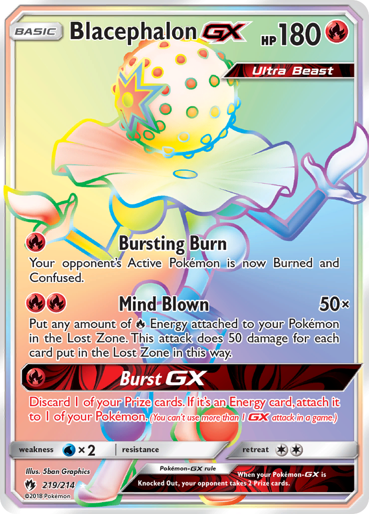 Blacephalon GX (219/214) [Sun & Moon: Lost Thunder] | Exor Games Bridgewater