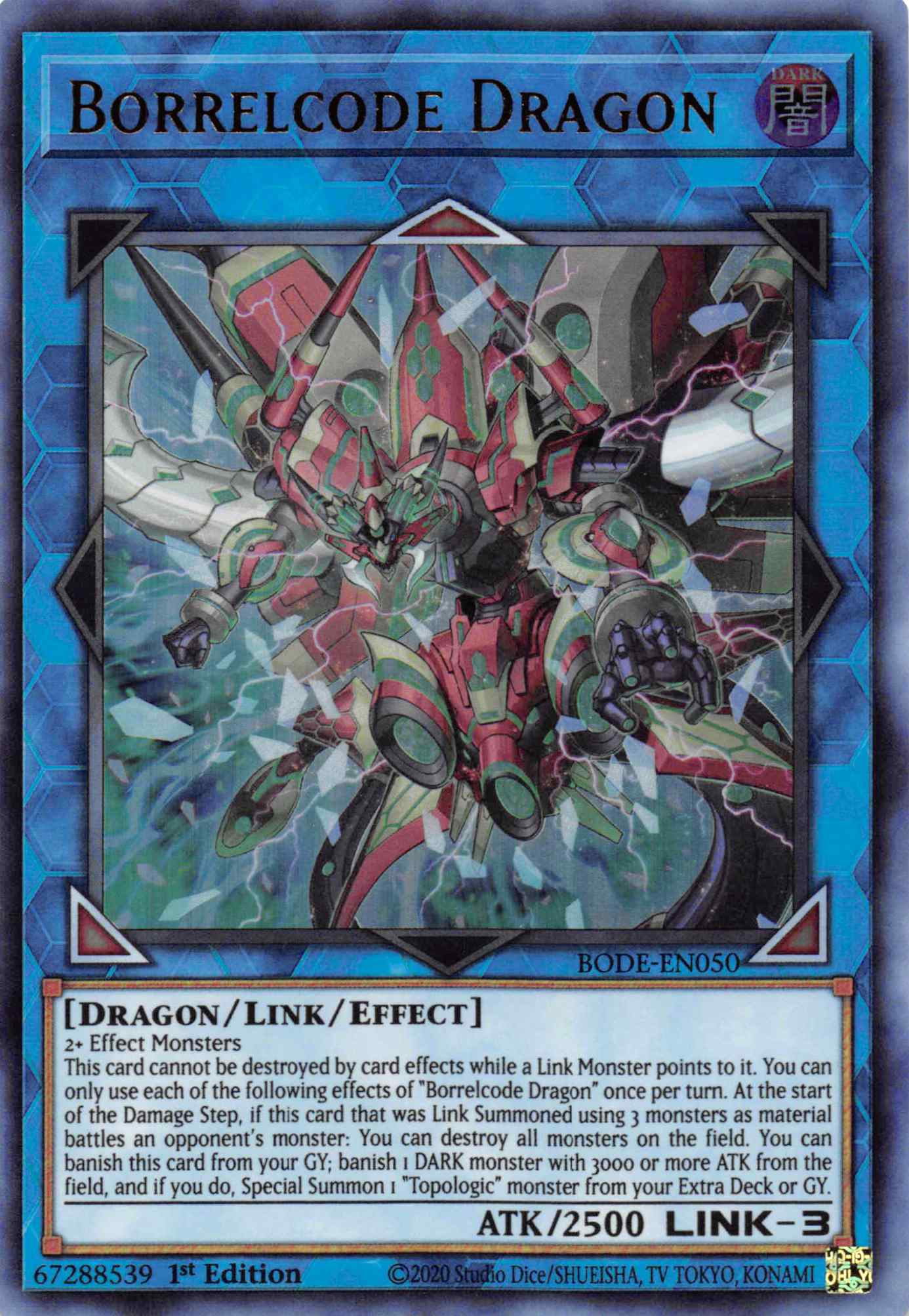 Borrelcode Dragon [BODE-EN050] Ultra Rare | Exor Games Bridgewater