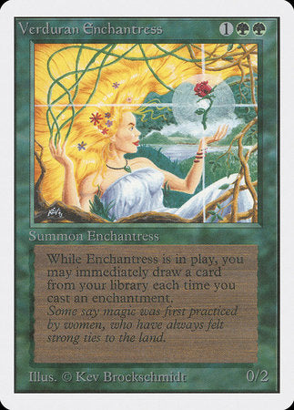 Verduran Enchantress [Unlimited Edition] | Exor Games Bridgewater