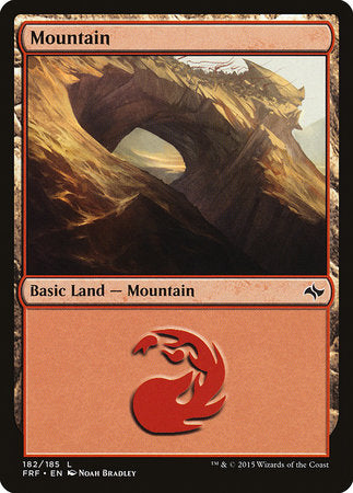 Mountain (182) [Fate Reforged] | Exor Games Bridgewater