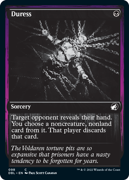 Duress [Innistrad: Double Feature] | Exor Games Bridgewater
