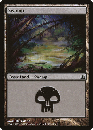 Swamp (309) [Commander 2011] | Exor Games Bridgewater
