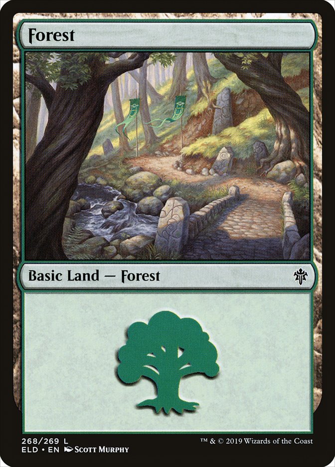 Forest (268) [Throne of Eldraine] | Exor Games Bridgewater