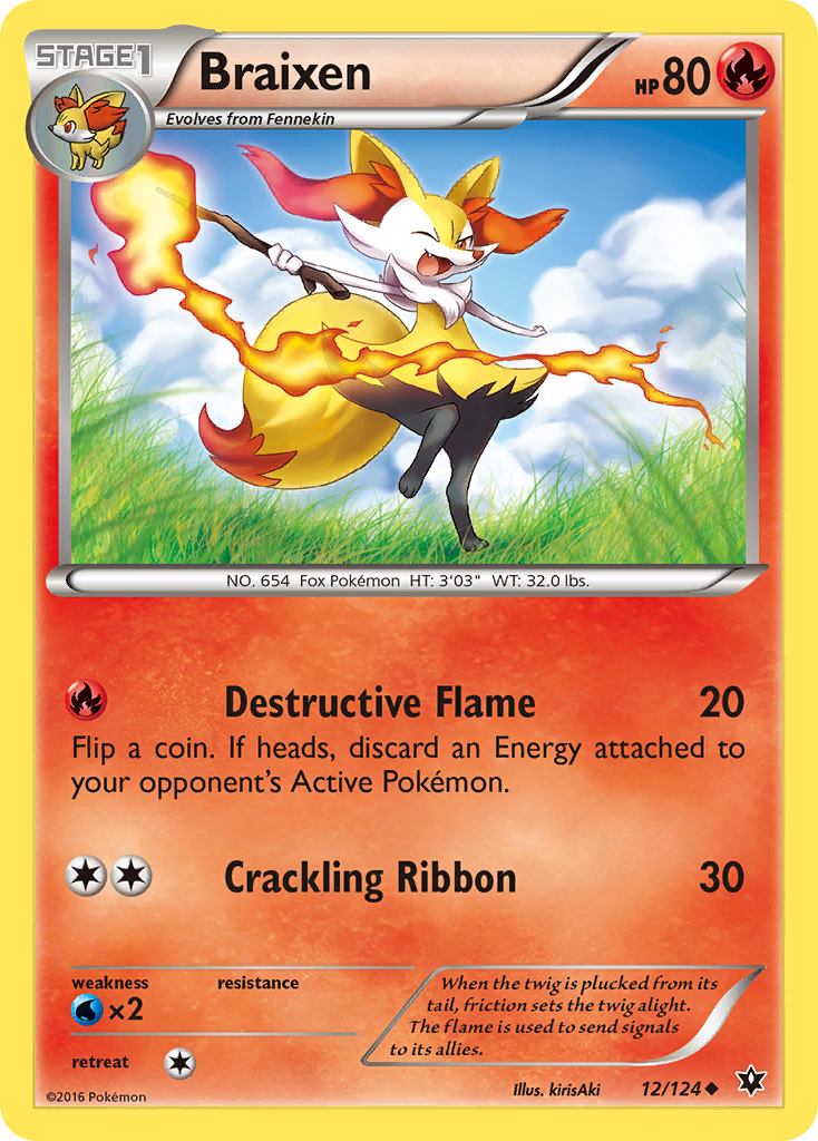 Braixen (12/124) [XY: Fates Collide] | Exor Games Bridgewater