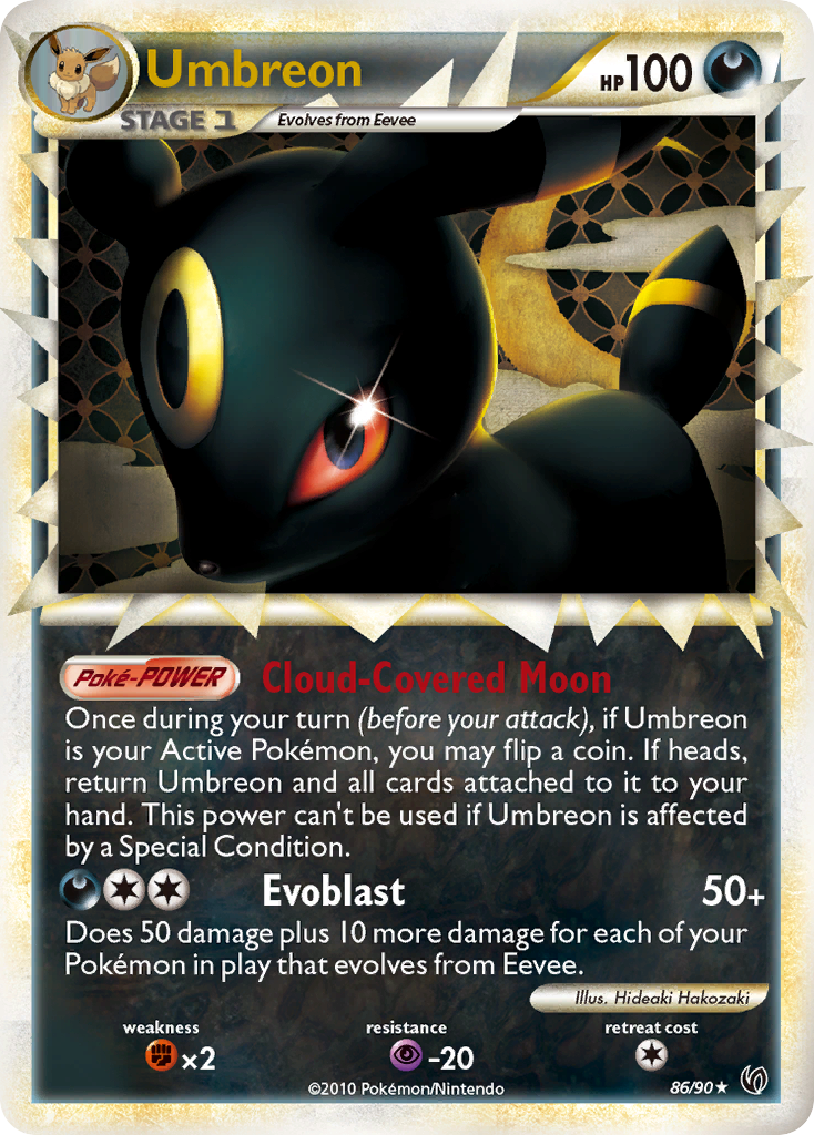 Umbreon (86/90) [HeartGold & SoulSilver: Undaunted] | Exor Games Bridgewater