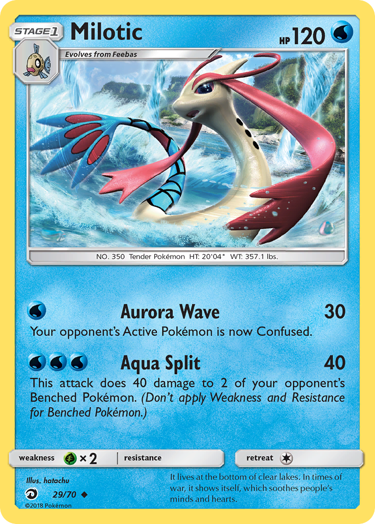 Milotic (29/70) [Sun & Moon: Dragon Majesty] | Exor Games Bridgewater