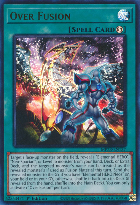 Over Fusion [MP23-EN137] Ultra Rare | Exor Games Bridgewater