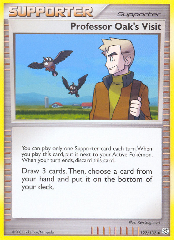 Professor Oak's Visit (122/132) [Diamond & Pearl: Secret Wonders] | Exor Games Bridgewater