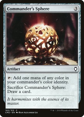 Commander's Sphere [Commander Anthology Volume II] | Exor Games Bridgewater