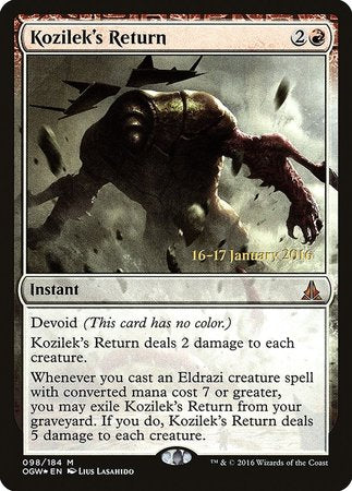 Kozilek's Return [Oath of the Gatewatch Promos] | Exor Games Bridgewater