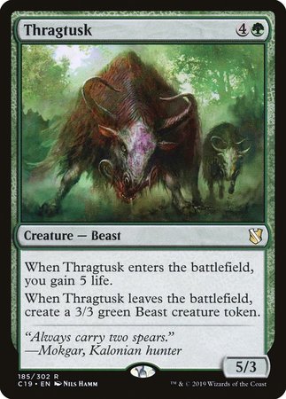 Thragtusk [Commander 2019] | Exor Games Bridgewater