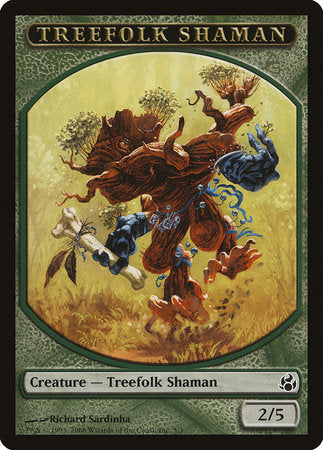 Treefolk Shaman Token [Morningtide Tokens] | Exor Games Bridgewater