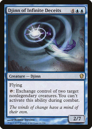 Djinn of Infinite Deceits [Commander 2013] | Exor Games Bridgewater