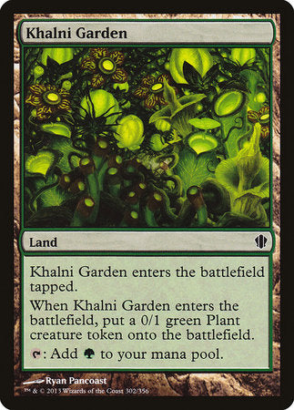 Khalni Garden [Commander 2013] | Exor Games Bridgewater