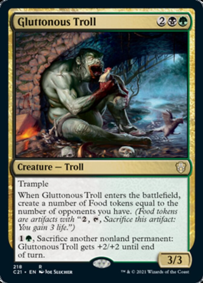 Gluttonous Troll [Commander 2021] | Exor Games Bridgewater