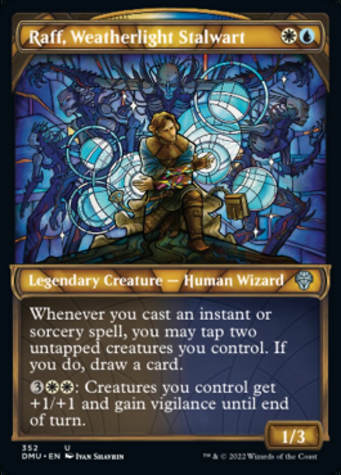 Raff, Weatherlight Stalwart (Showcase Textured) [Dominaria United] | Exor Games Bridgewater