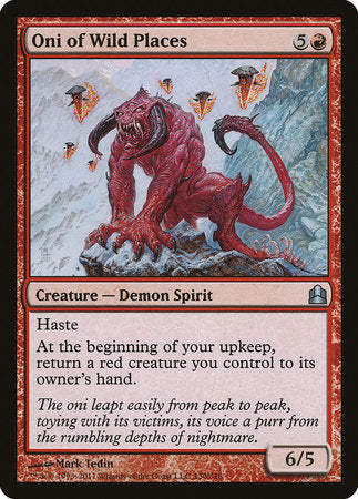 Oni of Wild Places [Commander 2011] | Exor Games Bridgewater