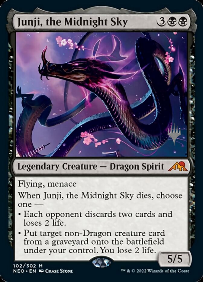 Junji, the Midnight Sky (Promo Pack) [Kamigawa: Neon Dynasty Promos] | Exor Games Bridgewater