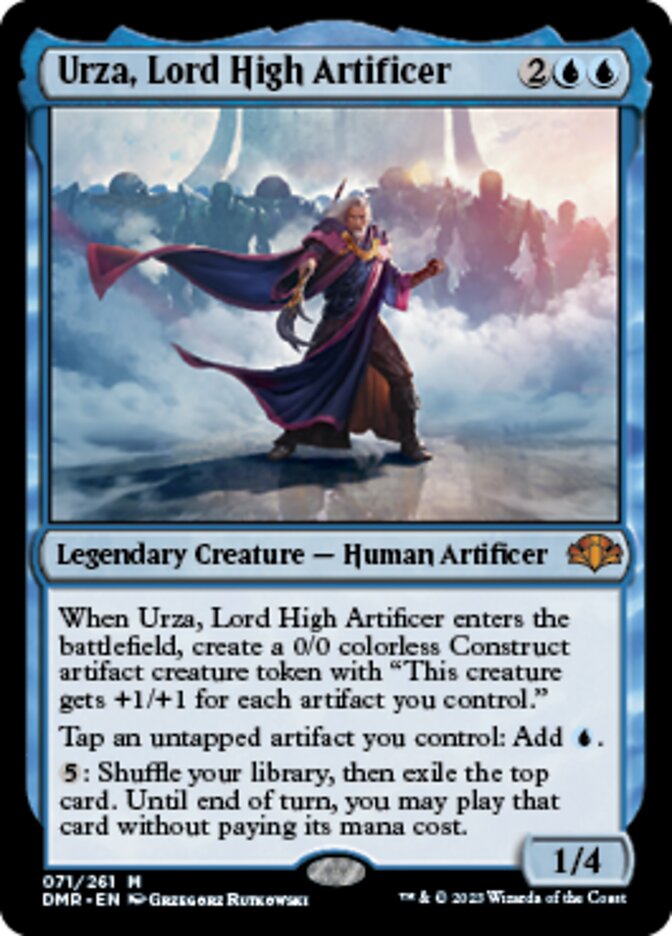 Urza, Lord High Artificer [Dominaria Remastered] | Exor Games Bridgewater