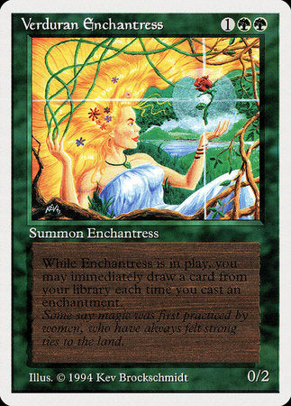 Verduran Enchantress [Summer Magic / Edgar] | Exor Games Bridgewater