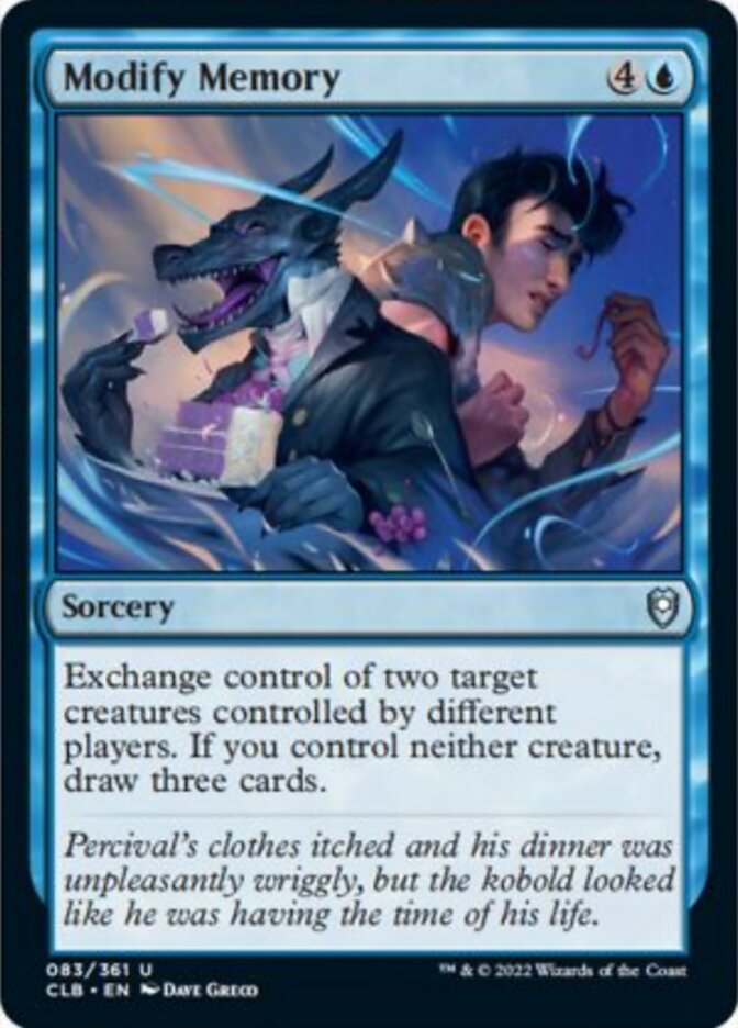 Modify Memory [Commander Legends: Battle for Baldur's Gate] | Exor Games Bridgewater