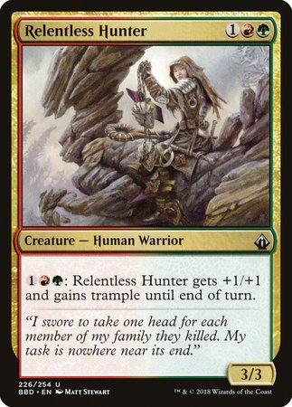 Relentless Hunter [Battlebond] | Exor Games Bridgewater