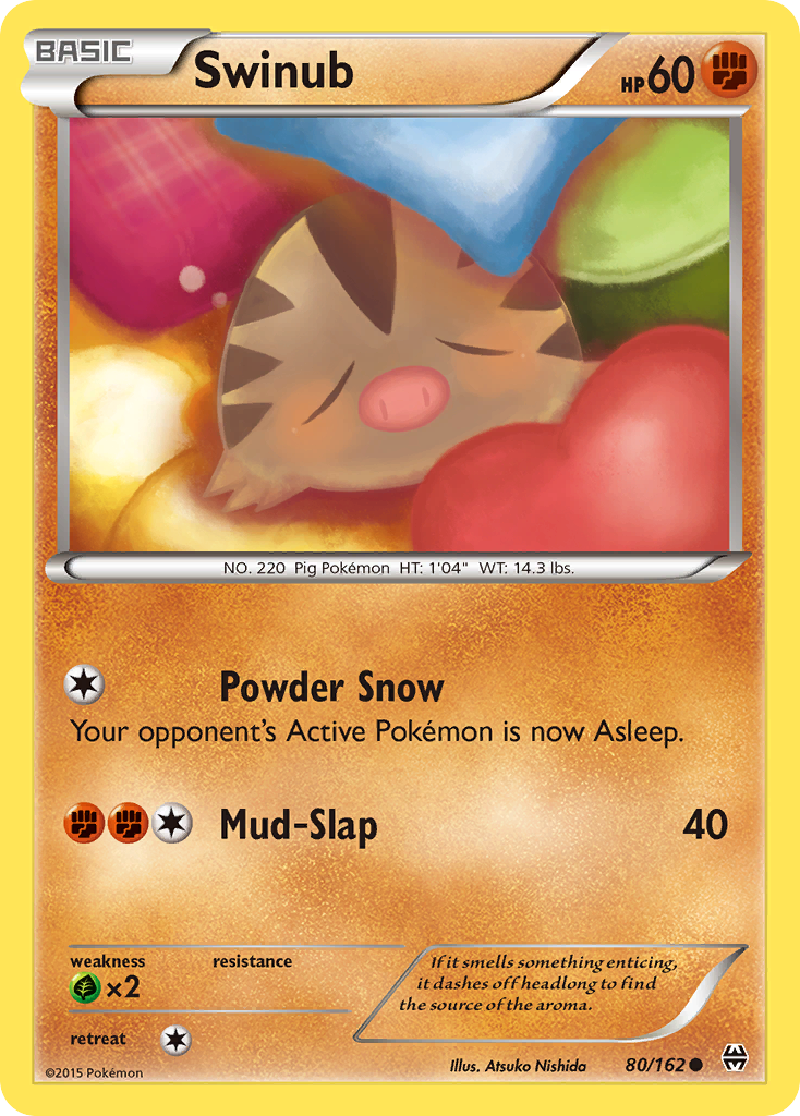 Swinub (80/162) [XY: BREAKthrough] | Exor Games Bridgewater