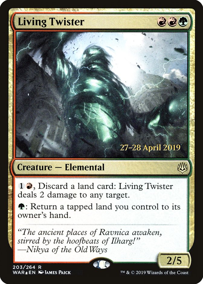 Living Twister  [War of the Spark Prerelease Promos] | Exor Games Bridgewater
