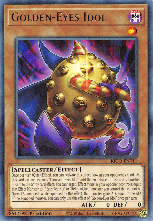 Golden-Eyes Idol (Rare) [KICO-EN011] Rare | Exor Games Bridgewater