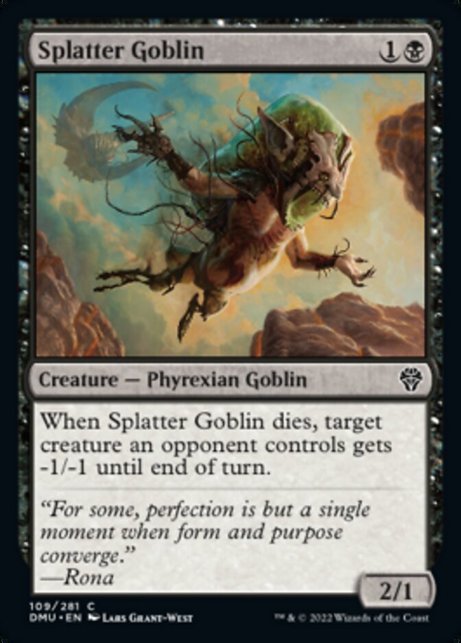 Splatter Goblin [Dominaria United] | Exor Games Bridgewater