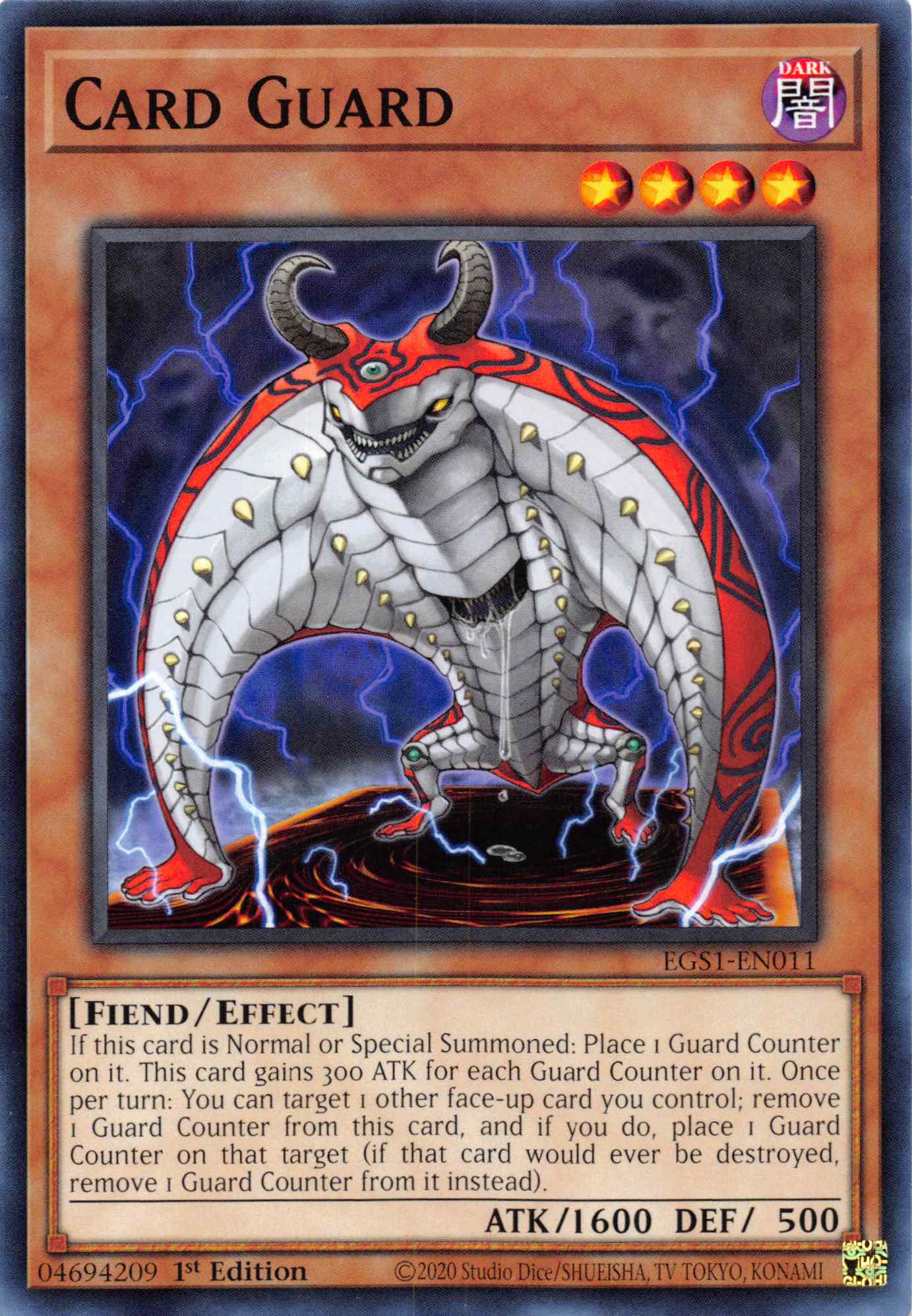 Card Guard [EGS1-EN011] Common | Exor Games Bridgewater