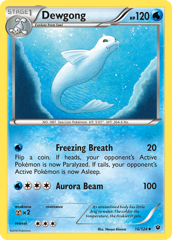 Dewgong (16/124) [XY: Fates Collide] | Exor Games Bridgewater