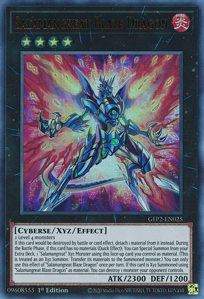 Salamangreat Blaze Dragon [GFP2-EN025] Ultra Rare | Exor Games Bridgewater