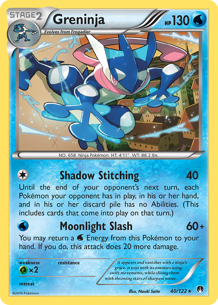 Greninja (40/122) [XY: BREAKpoint] | Exor Games Bridgewater