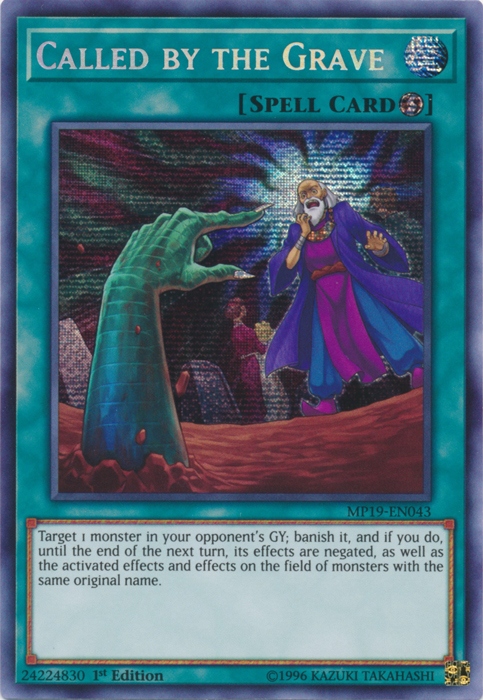 Called by the Grave [MP19-EN043] Prismatic Secret Rare | Exor Games Bridgewater
