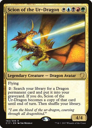 Scion of the Ur-Dragon [Commander 2017] | Exor Games Bridgewater