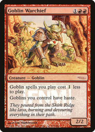 Goblin Warchief (2006) [Friday Night Magic 2006] | Exor Games Bridgewater