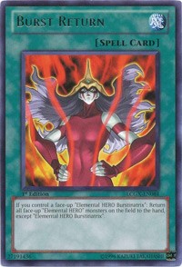 Burst Return [LCGX-EN084] Rare | Exor Games Bridgewater