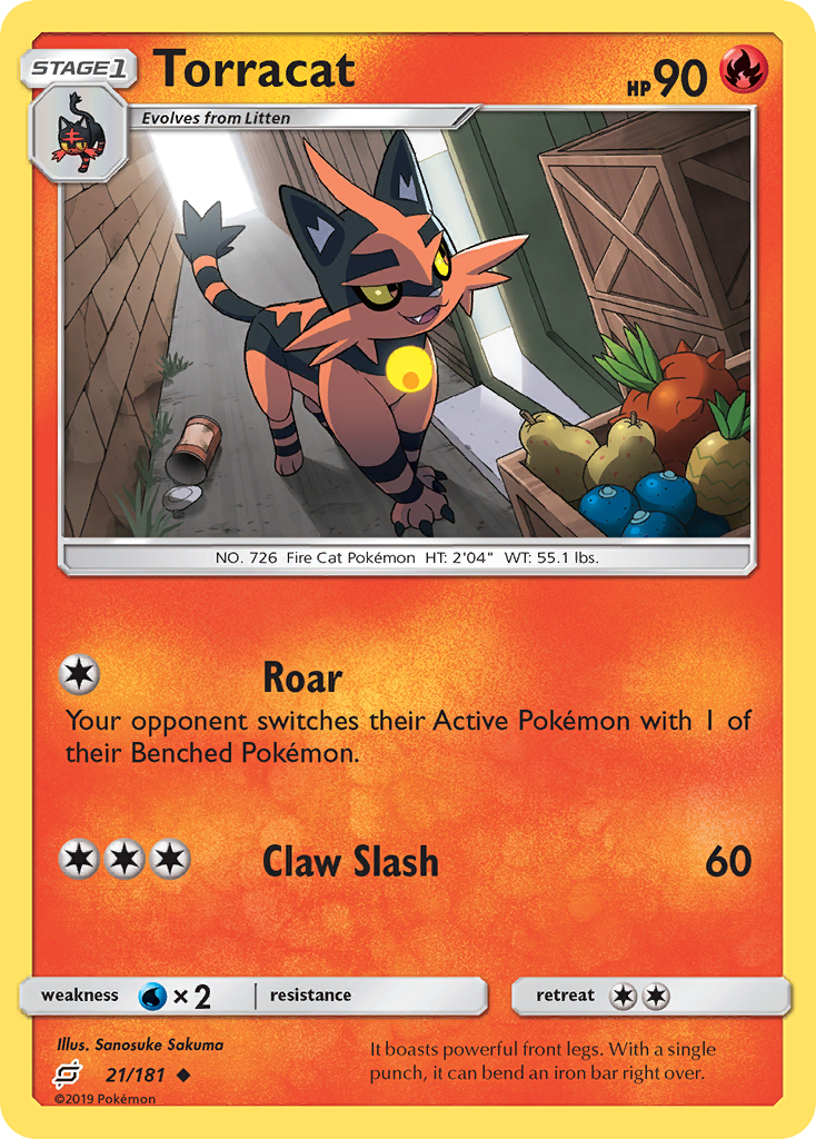 Torracat (21/181) [Sun & Moon: Team Up] | Exor Games Bridgewater