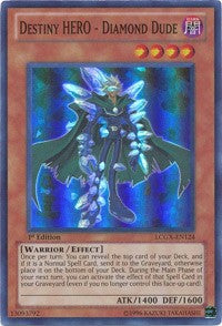 Destiny HERO - Diamond Dude [LCGX-EN124] Super Rare | Exor Games Bridgewater