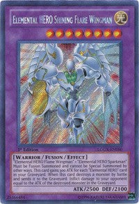 Elemental HERO Shining Flare Wingman [LCGX-EN050] Secret Rare | Exor Games Bridgewater