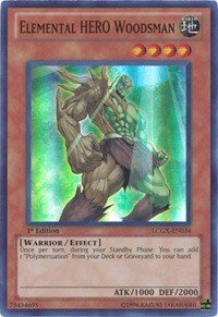 Elemental HERO Woodsman [LCGX-EN034] Super Rare | Exor Games Bridgewater