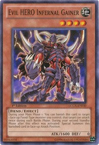 Evil HERO Infernal Gainer [LCGX-EN030] Common | Exor Games Bridgewater