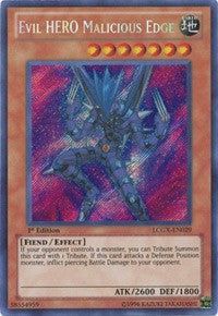 Evil HERO Malicious Edge [LCGX-EN029] Secret Rare | Exor Games Bridgewater