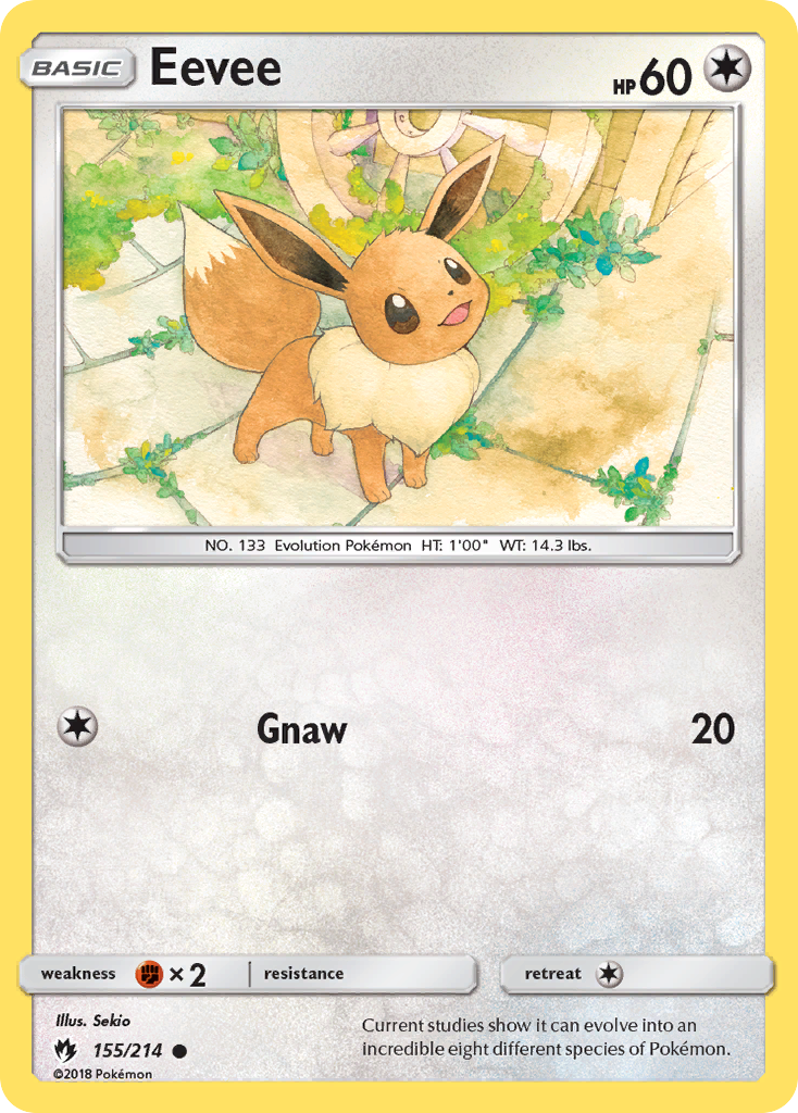 Eevee (155/214) [Sun & Moon: Lost Thunder] | Exor Games Bridgewater