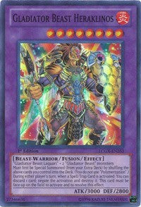 Gladiator Beast Heraklinos [LCGX-EN253] Super Rare | Exor Games Bridgewater